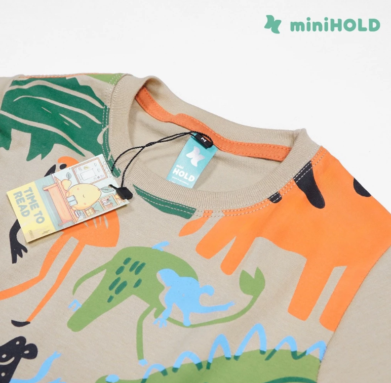 Kaos Anak Abstract Pattern Cotton Combed 30s - Gambar 3
