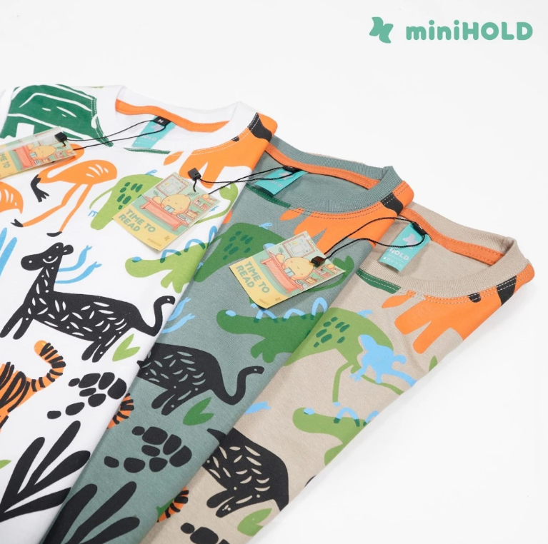 Kaos Anak Abstract Pattern Cotton Combed 30s - Gambar 4