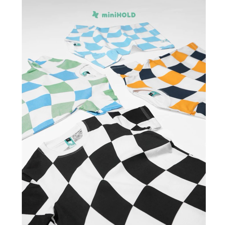 Kaos Anak Checkerboard Full Print - Gambar 4