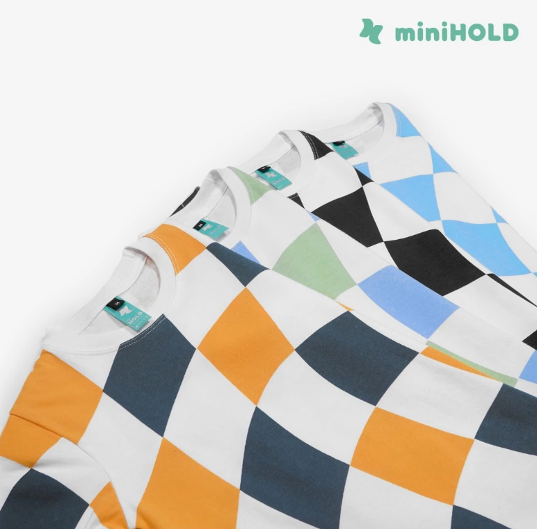 Kaos Anak Checkerboard Full Print - Gambar 3