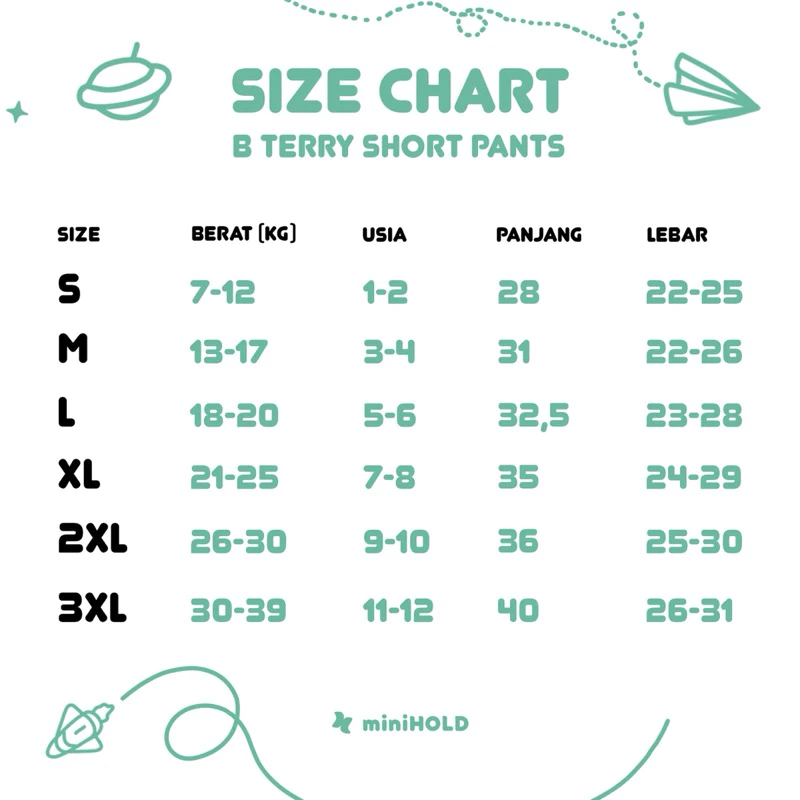 Setelan Kaos Kerah OneSet Combed 30s Kerah Celana Short Pants Terry 1-12 Th - Gambar 7